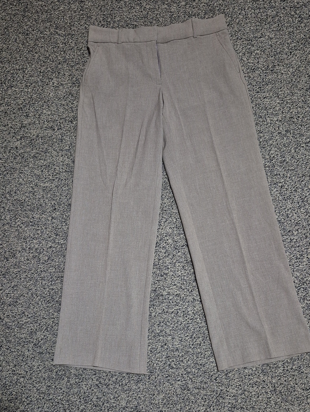 Briggs New York Wide-Leg Dress Pants in Dark Khaki